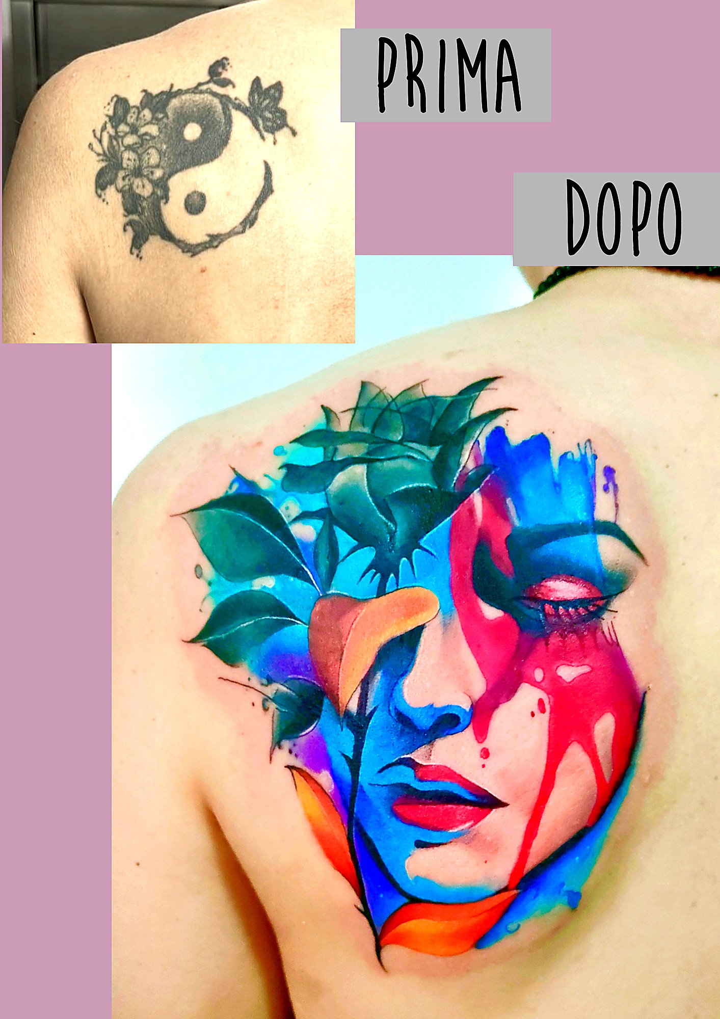 Cover up watercolor signature